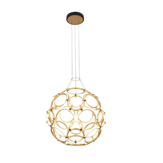 ARAS Modern LED Pendant Ball Light 160W Brass | Lighting Creations - Image 2