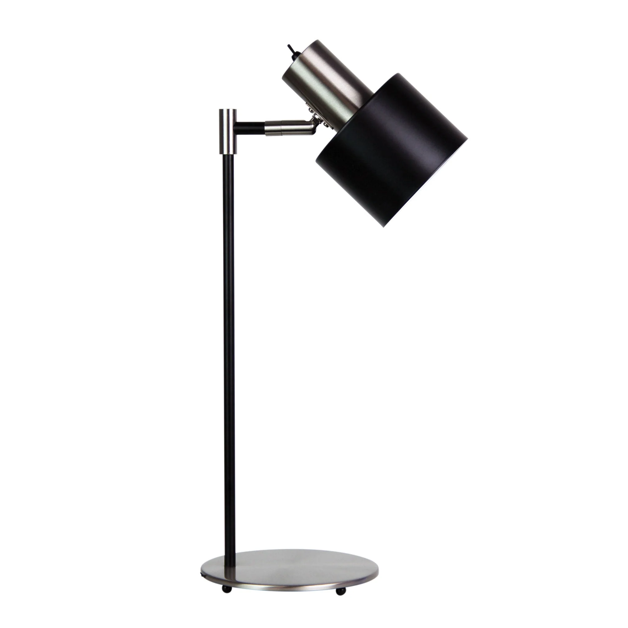Ari Desk Lamp Black With Brushed Chrome Head - Image 3