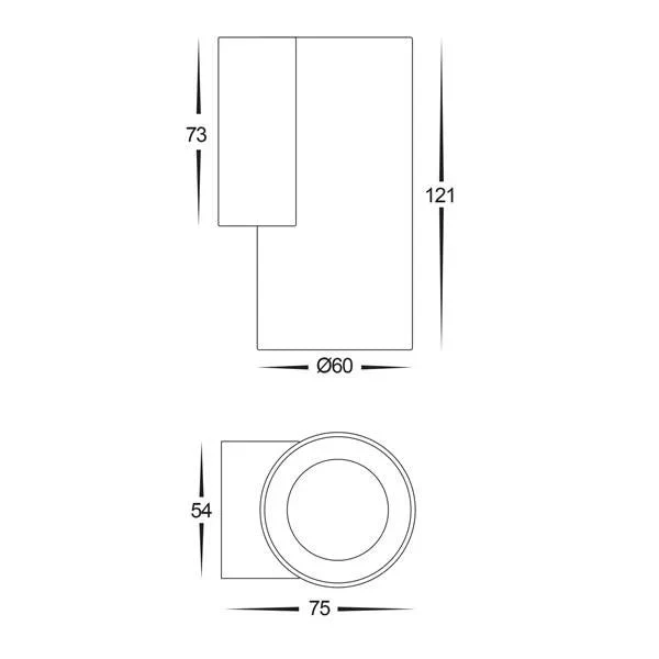 Aries Fixed Down LED Wall Light CCT 6w in BLK/SS316/WHT/AB Havit Lighting - HV3625T - Image 10