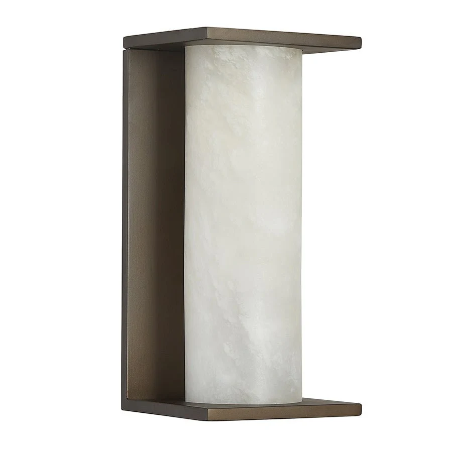 Solid Brass Aurelia Outdoor and Interior Marble Wall Light | Lighting Creations - Image 2
