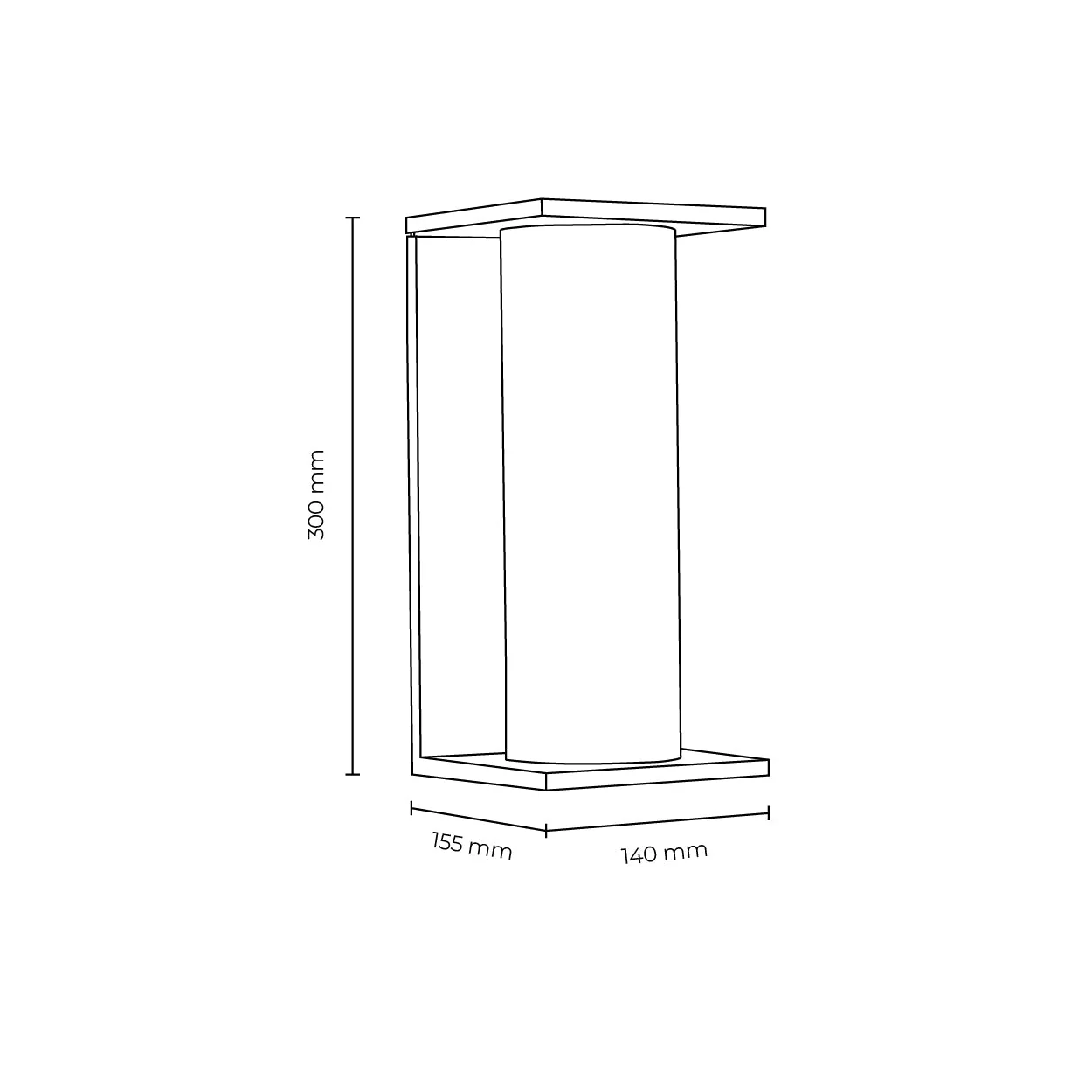 Solid Brass Aurelia Outdoor and Interior Marble Wall Light | Lighting Creations - Image 7
