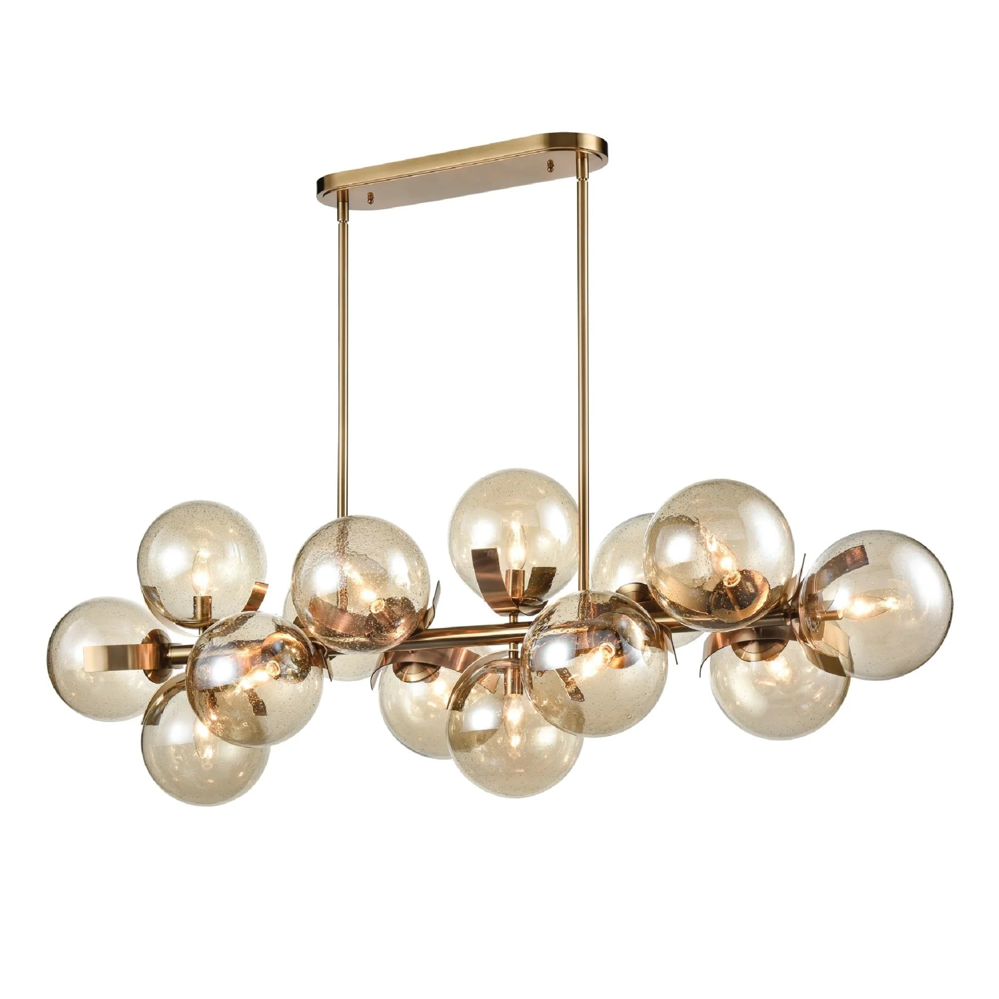 Aurora Pendant Light in Black or Brass | Lighting Creations