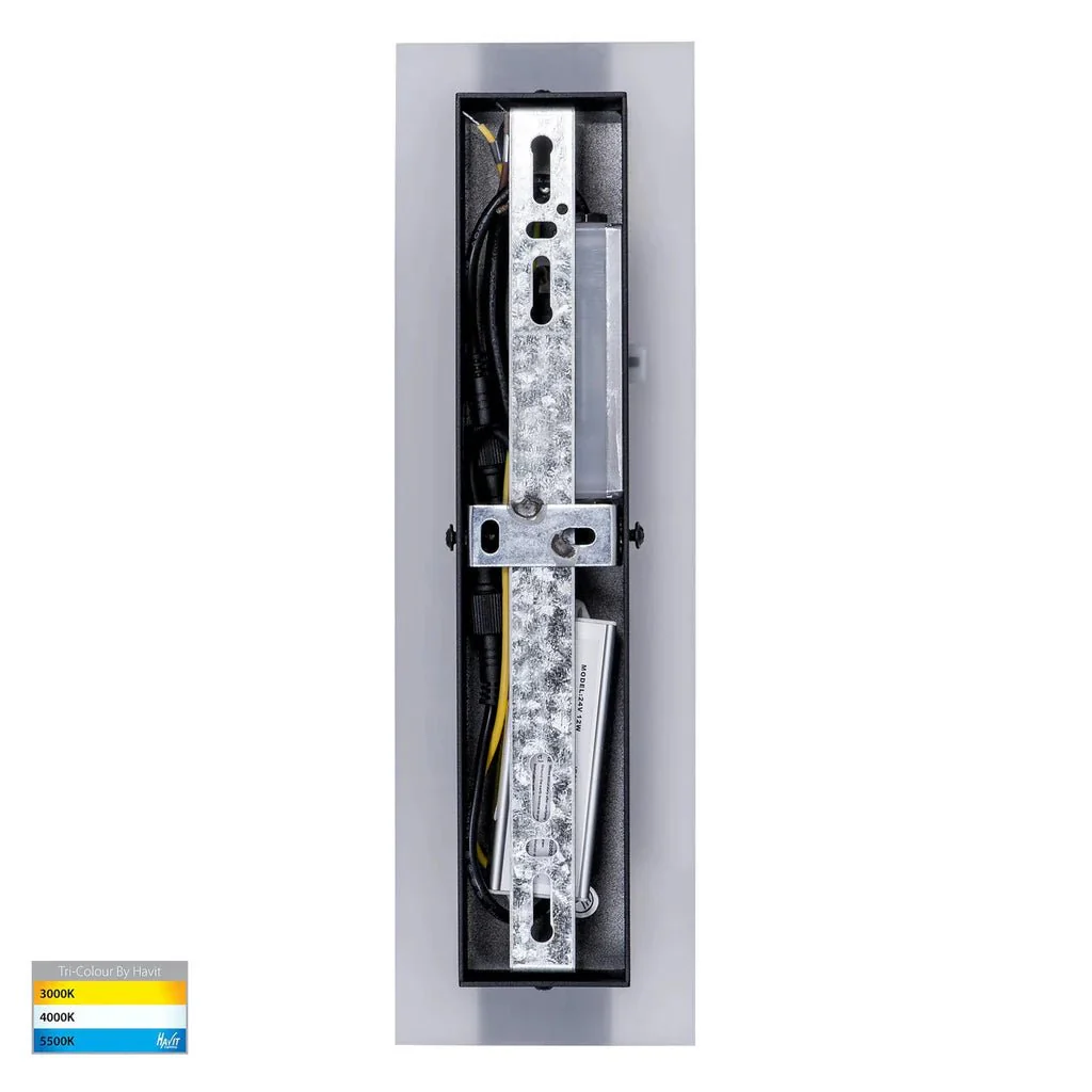 Barline Outdoor LED Wall Light 300mm in Black, White Havit Lighting - HV3581T - Image 9
