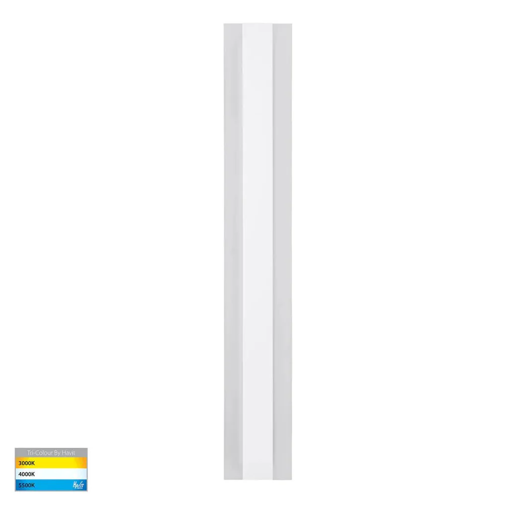 Barline Outdoor LED Wall Light 600mm in Black, White Havit Lighting - HV3582T - Image 6