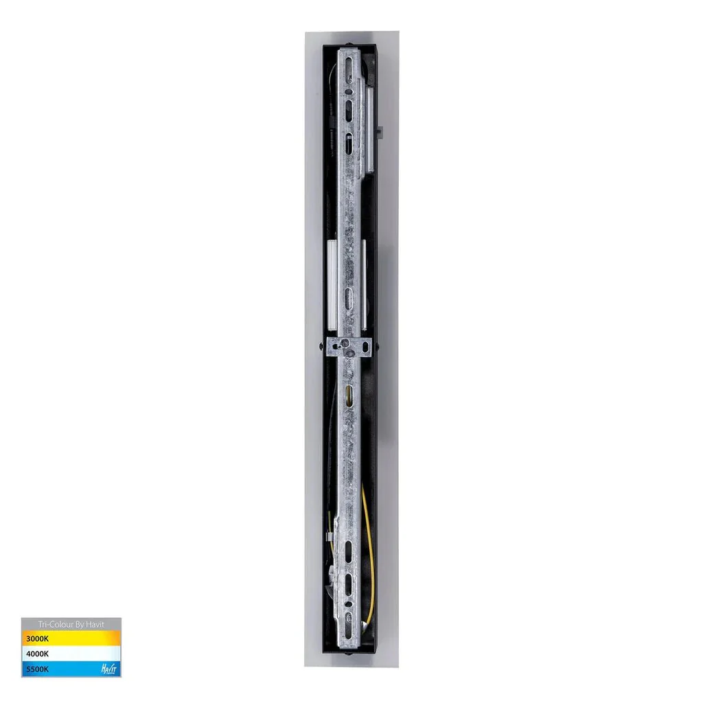 Barline Shadow Outdoor LED Wall Light 1000mm in Black, White Havit Lighting - HV3574T - Image 6