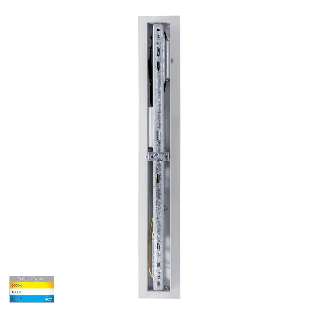 Barline Shadow Outdoor LED Wall Light 1000mm in Black, White Havit Lighting - HV3574T - Image 9
