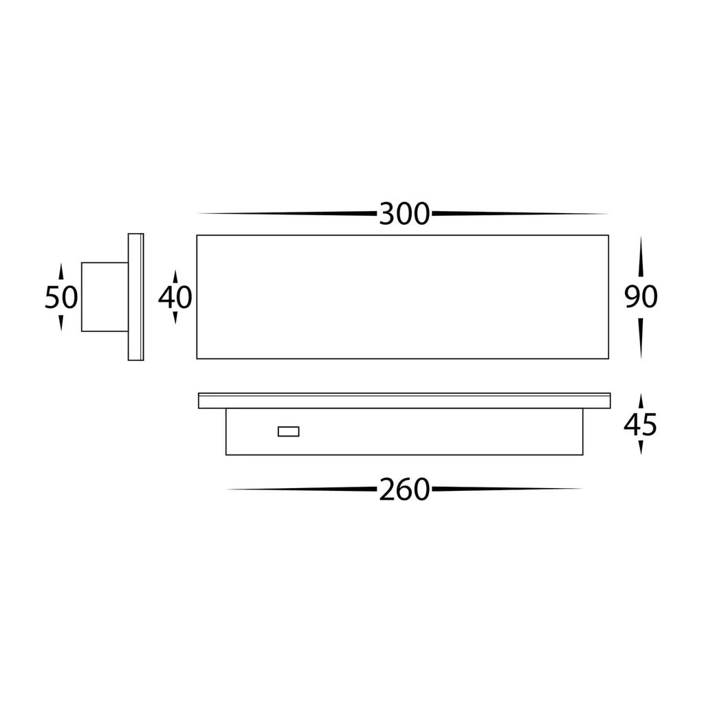 Barline Shadow Outdoor LED Wall Light 300mm in Black, White Havit Lighting - HV3571T - Image 14