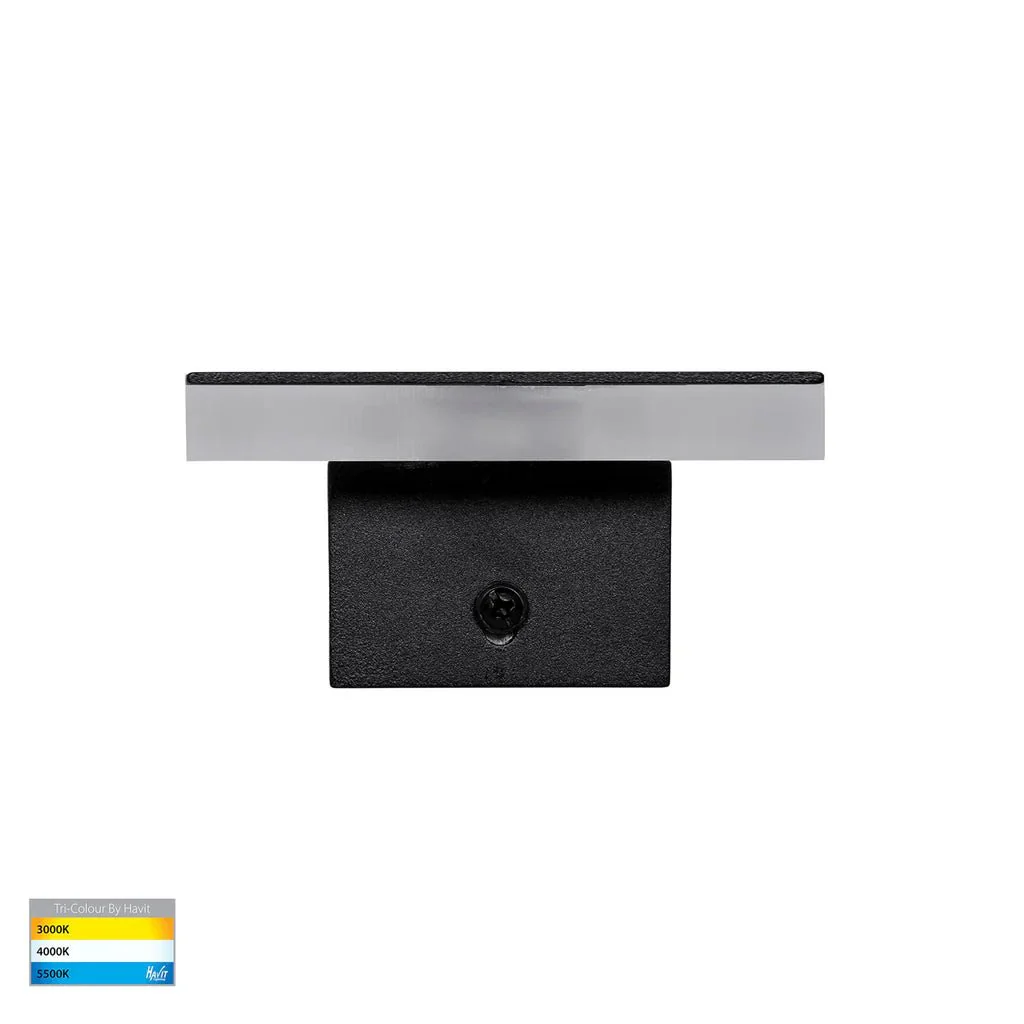 Barline Shadow Outdoor LED Wall Light 300mm in Black, White Havit Lighting - HV3571T - Image 2