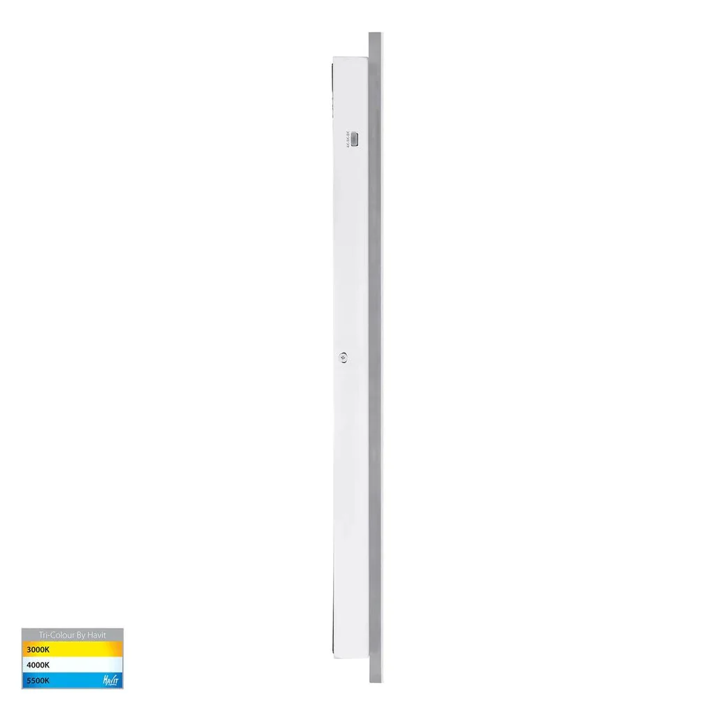 Barline Shadow Outdoor LED Wall Light 600mm in Black, White Havit Lighting - HV3572T - Image 8
