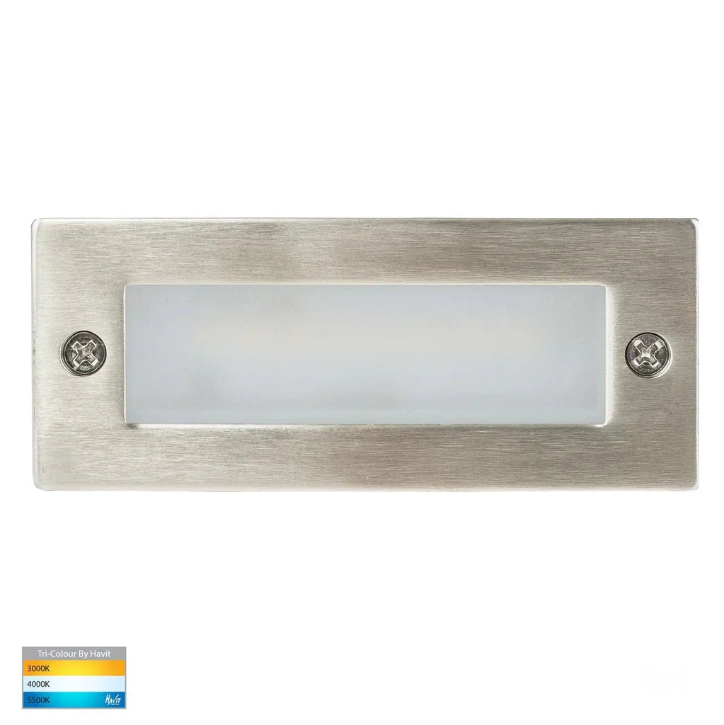 Bata Plain LED Brick Light in Black, SS 316, White CCT Havit Lighting - HV3005T-XXX-12V - Image 4