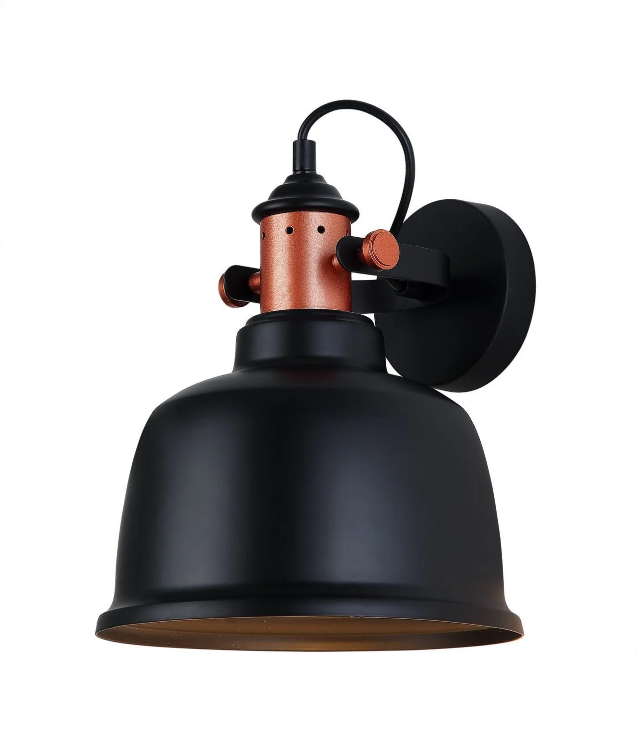 Bell Shape Wall Light Black - Alta2W - Image 3