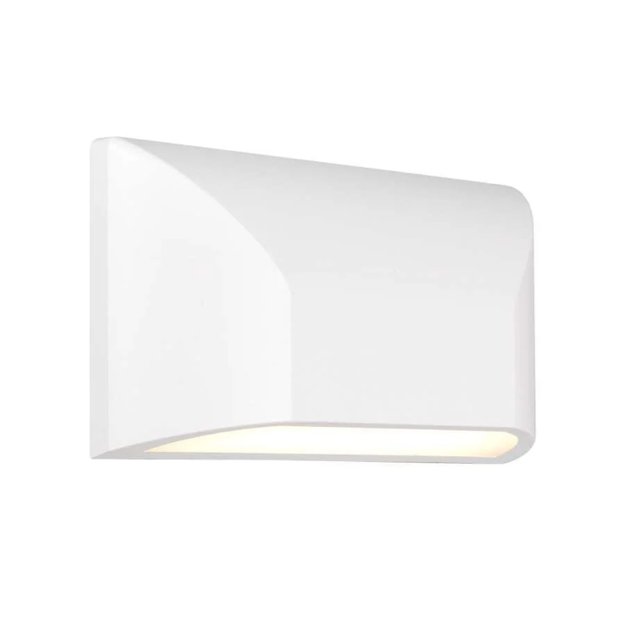 Bloc Outdoor LED Wall Light CCT 5w Non-Dimmable in Black, Silver or White - Image 3
