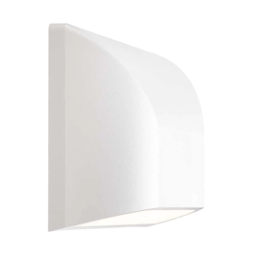 Bloc Outdoor LED Wall Light CCT 5w Non-Dimmable in Black, Silver or White - Image 4