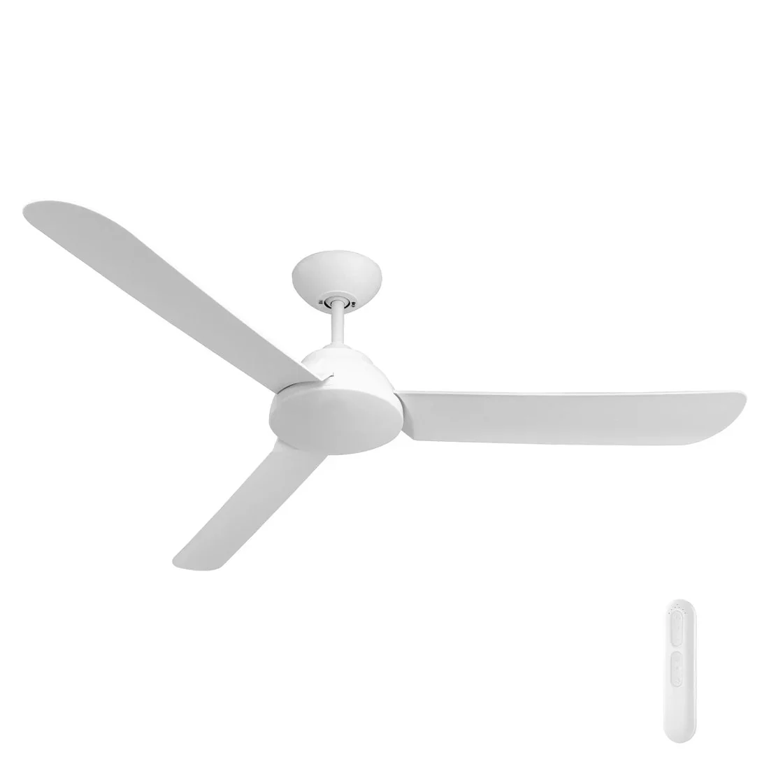 Brooke 50" DC Ceiling Fan with Remote With Light or Without Light in White or Black - Image 2