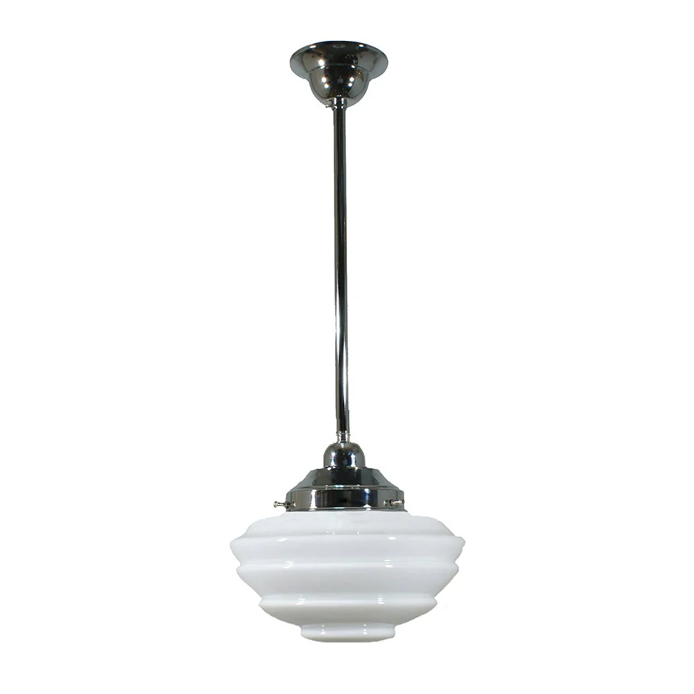 Cannes 1 Light ROD Pendant Light - Black/Chrome/Polished Brass/Chrome Retro - Image 2