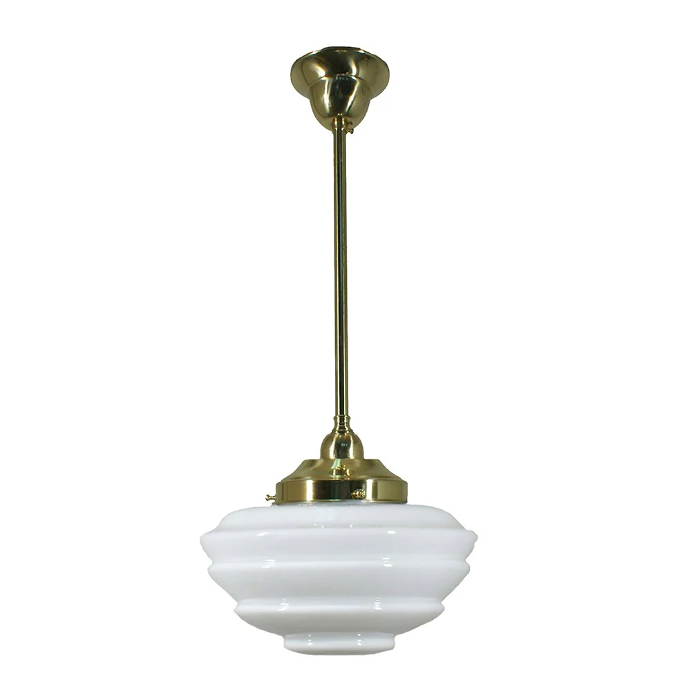 Cannes 1 Light ROD Pendant Light - Black/Chrome/Polished Brass/Chrome Retro - Image 3