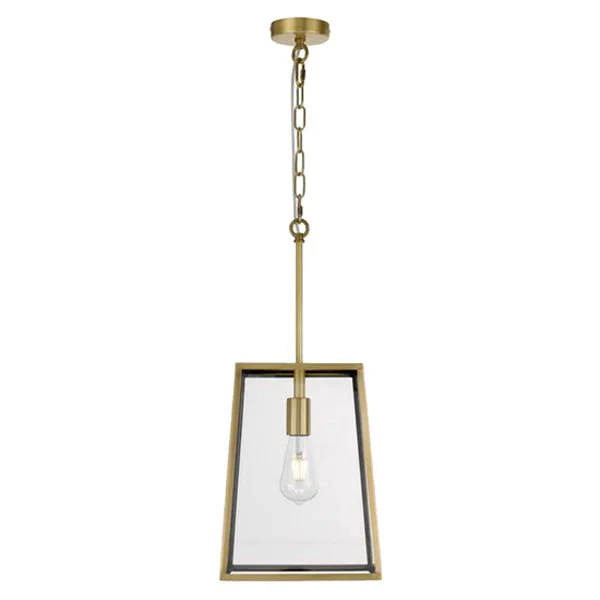 Cantena 25 Industrial Pendant Light Large 1Lt in Antique Brass - Image 3