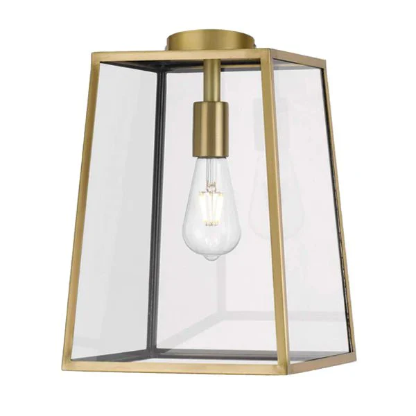 Cantena 25 Industrial Pendant Light Large 1Lt in Antique Brass - Image 4