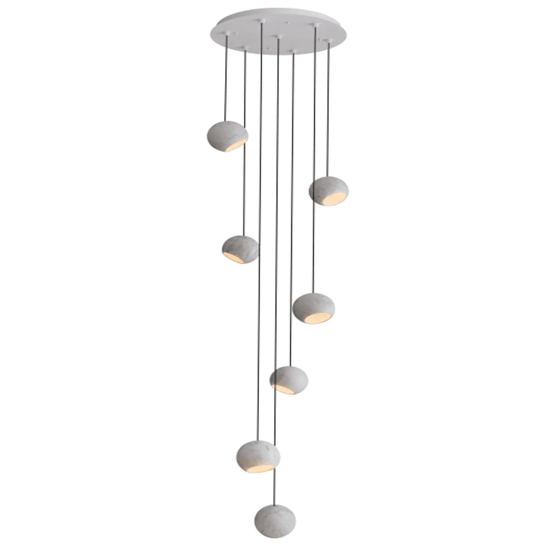 Carrara 7 Light Pendant Light | Lighting Creations