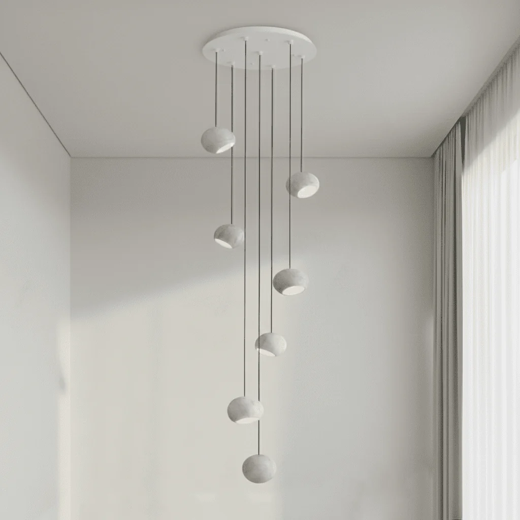 Carrara 7 Light Pendant Light | Lighting Creations - Image 3