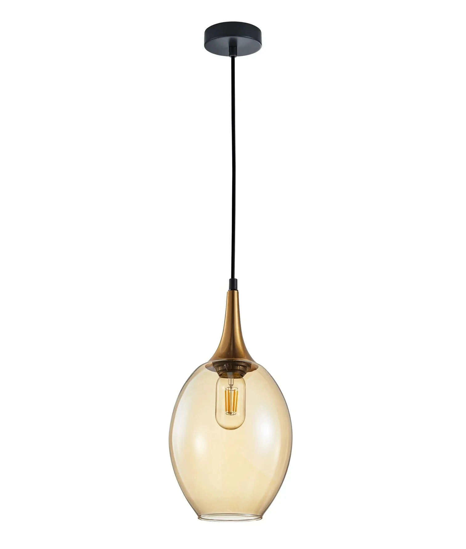 CLA BROTE: Retro Interior Bronze Wine Glass Shape Pendant Lights - Image 6
