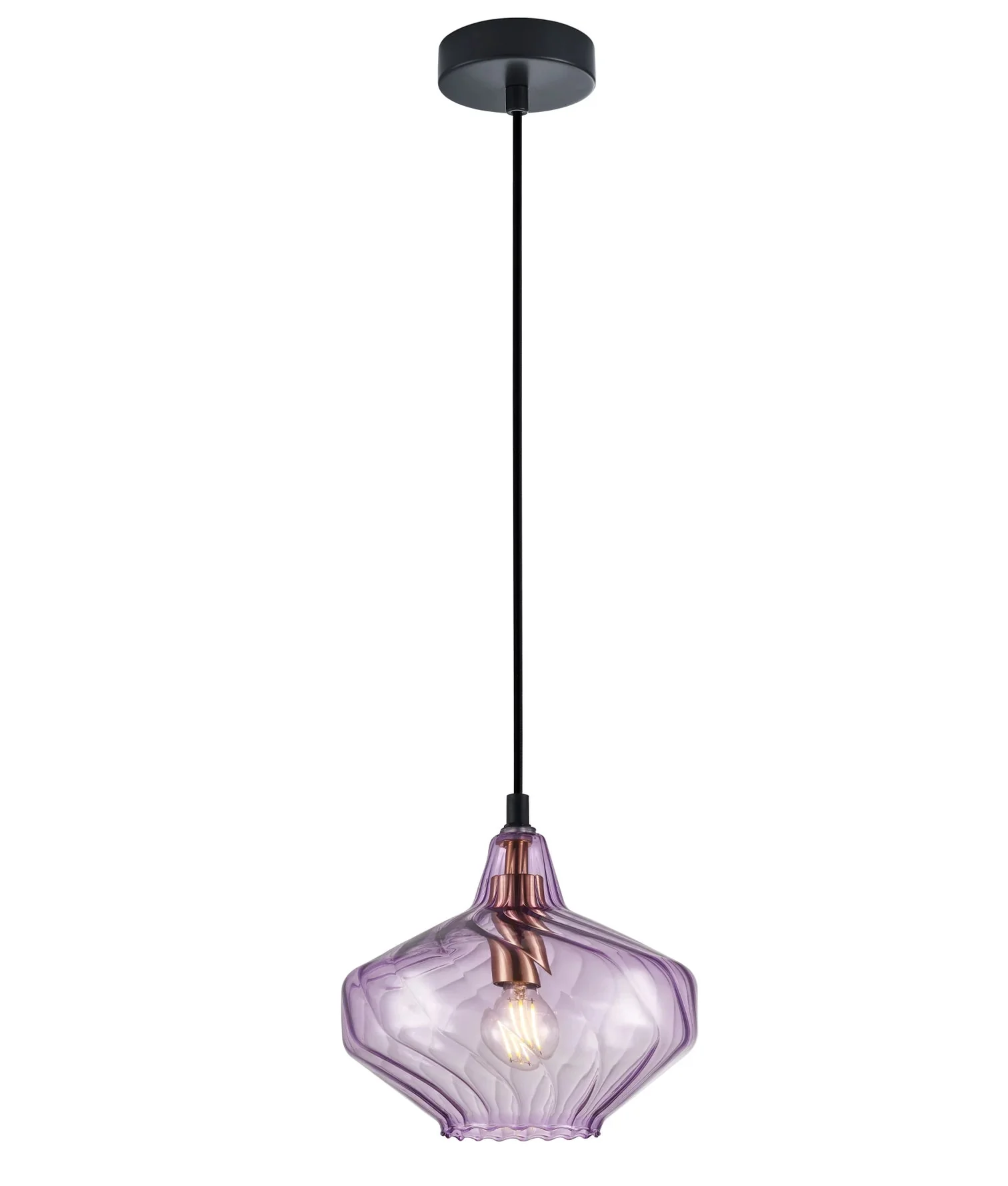 CLA CAMPANA Interior Wine Glass Shape Ribbed Pendant Lights - Image 4