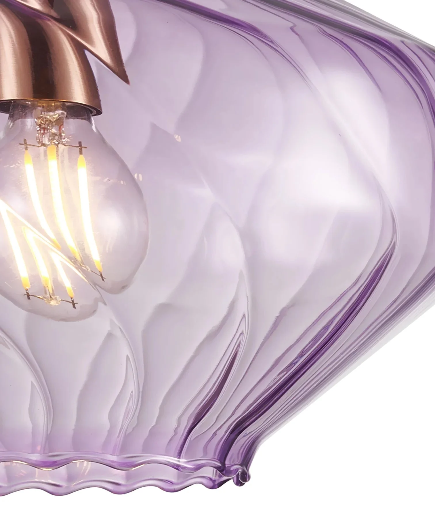 CLA CAMPANA Interior Wine Glass Shape Ribbed Pendant Lights - Image 6