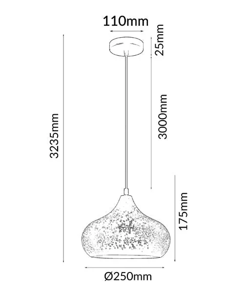CLA MARRAKESH Bohemian Interior Champagne Glass Shape Pendant Light - Image 7