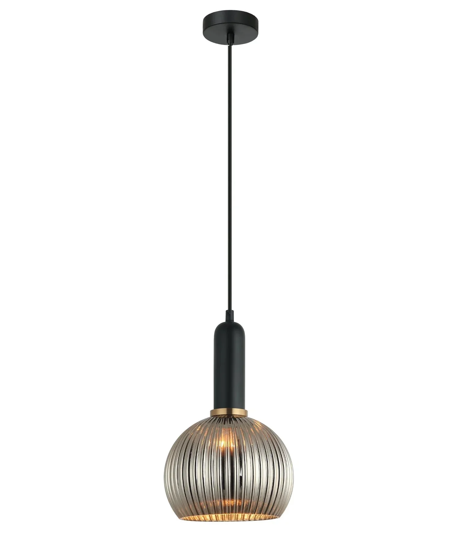 CLA VINTAJ: Interior Wine Glass Shape Ribbed Glass Pendant Lights - Image 11