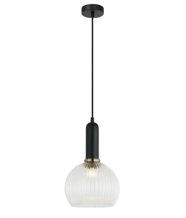CLA VINTAJ: Interior Wine Glass Shape Ribbed Glass Pendant Lights - Image 14