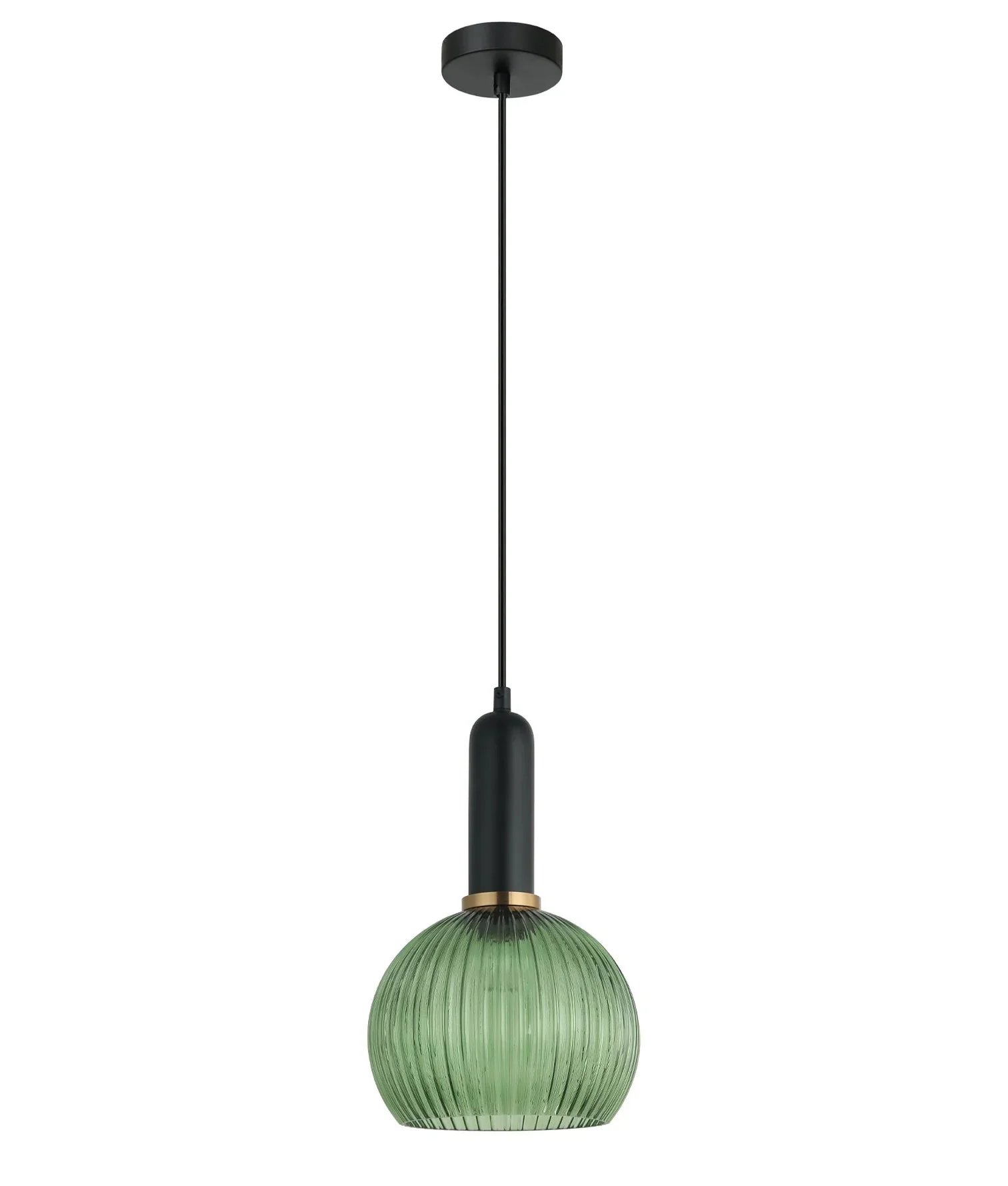 CLA VINTAJ: Interior Wine Glass Shape Ribbed Glass Pendant Lights - Image 6