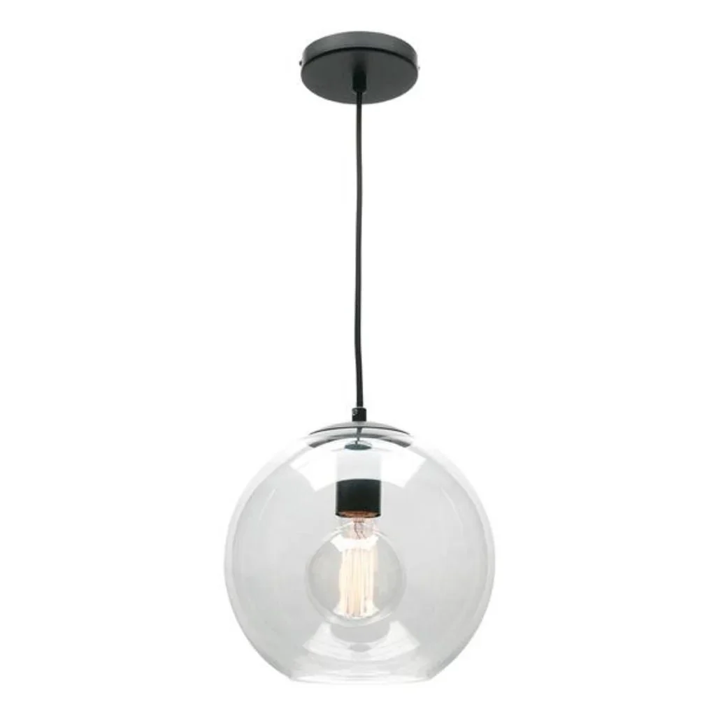 Contemporary Round Glass Pendant Light (Small or Large) - Image 3