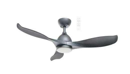 52" Scorpion DC Ceiling Fan Graphite/Carbon with Light MSDC1333 Martec Lighting