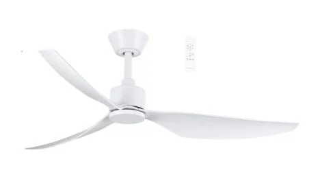 50" Genoa Smart WIFI DC Ceiling Fan White by Martec Lighting