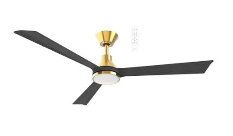 52" Riviera WiFi DC Ceiling Fan Antique Bronze/Charcoal with Light MRDC1333ACH Martec Lighting