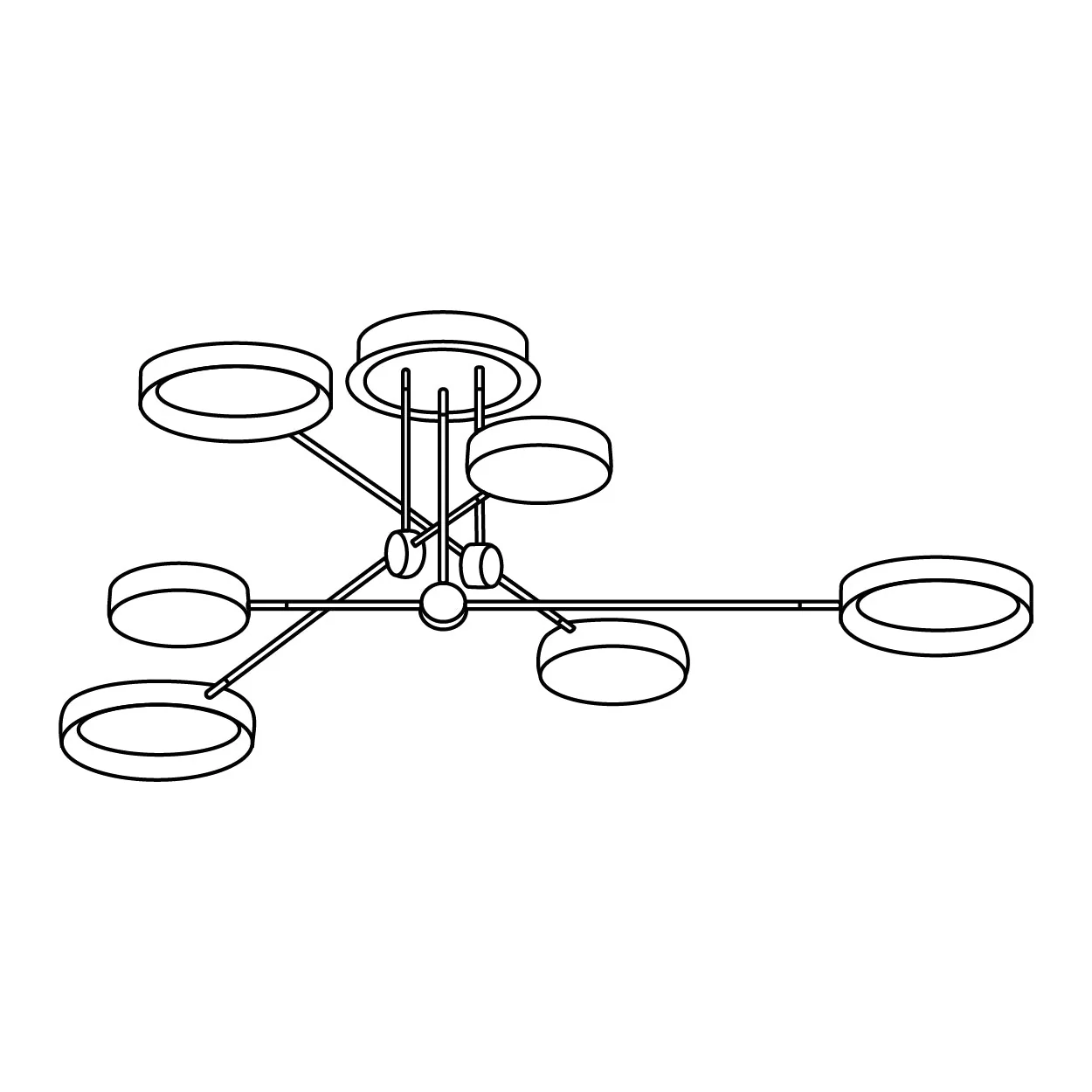 Athena Close To Ceiling Pendant Light | Lighting Creations - Image 3
