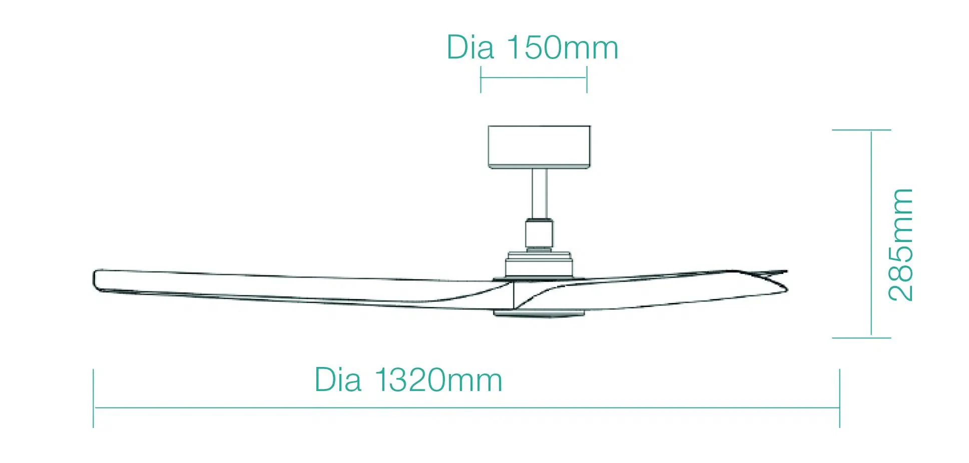 Cordoba DC 52″ Smart Ceiling Fan With WIFI Remote Control - Image 5