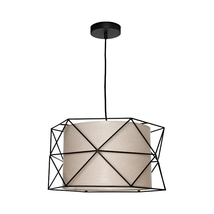 Cougar Barkley 1 Light Pendant Fawn - BARK1P