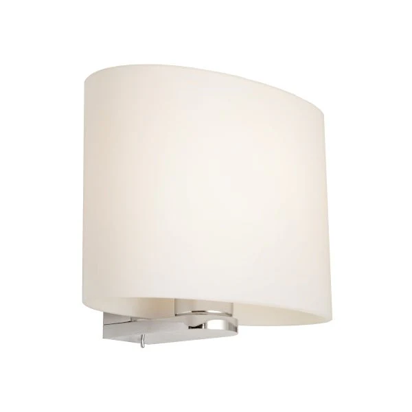Cougar Cordula 1 Light Wall Light Chrome / Opal - CORD1W