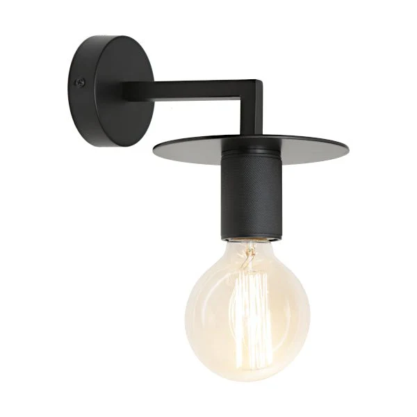 Cougar Inka 1 Light Wall Light Black - INKA1WBLK
