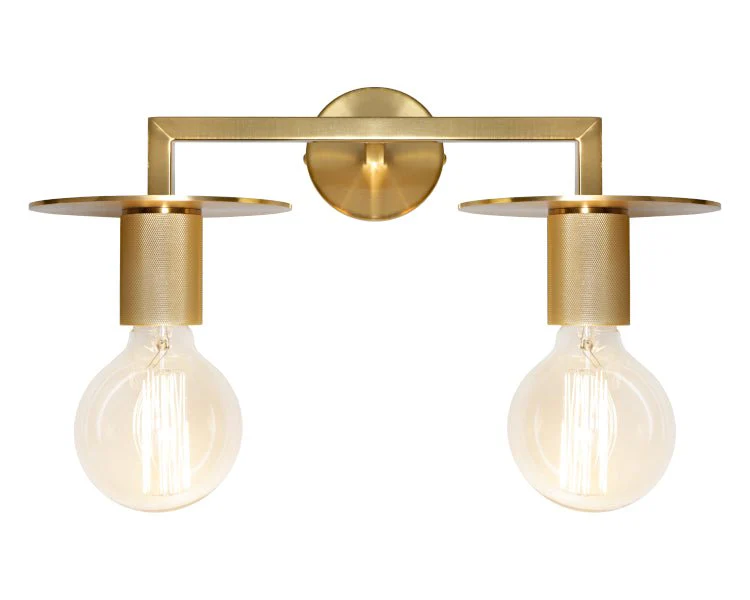 Cougar Inka 2 Light Wall Light Gold - INKA2WGLD