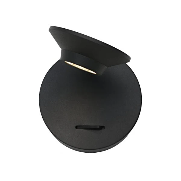 Cougar Jorn 4.5W LED Adjustable Wall Light Black / Warm White - JORN1WLEDBLK