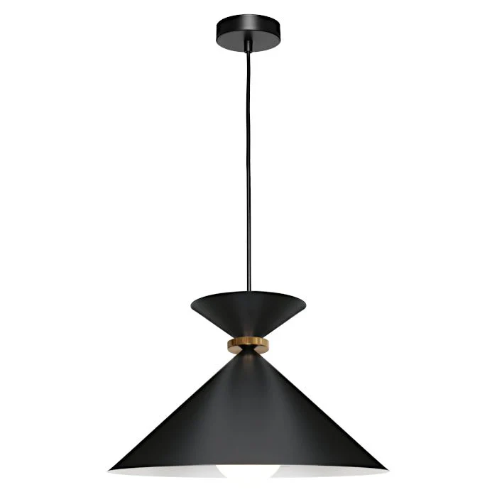 Cougar Julia 1 Light Pendant Black Large or Black Large