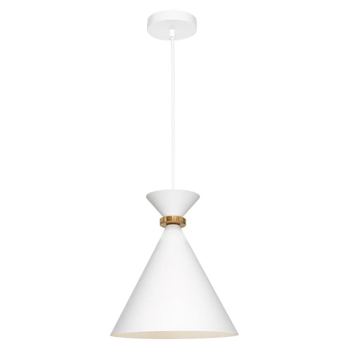 Cougar Julia 1 Light Pendant Black Small or White Small - Image 2
