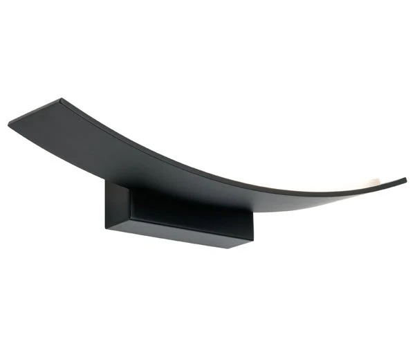 Cougar Larz 12 Watt Dimmable LED Wall Light Black / Warm White - LARZ12WLEDBLK