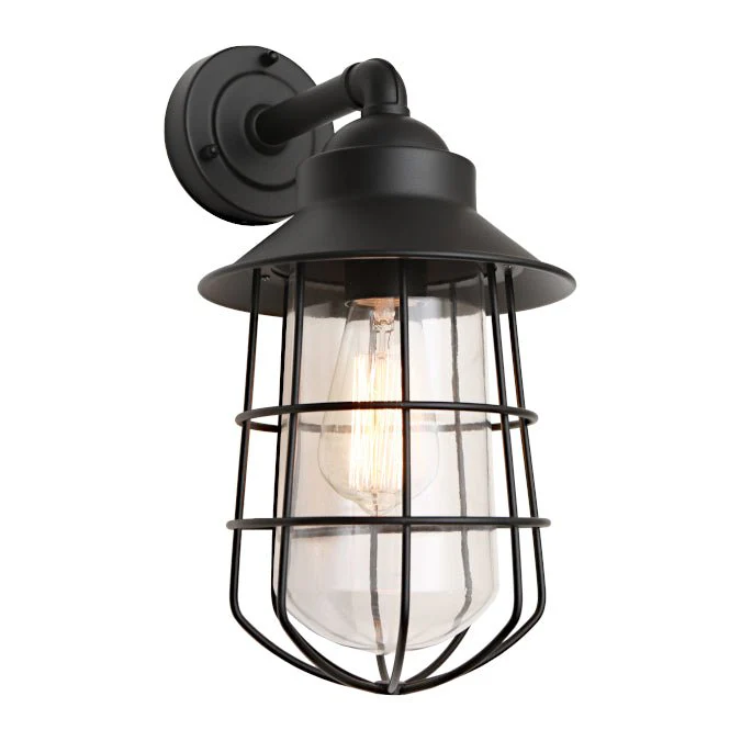 Cougar Lincoln External Wall Light White or Black - Image 2