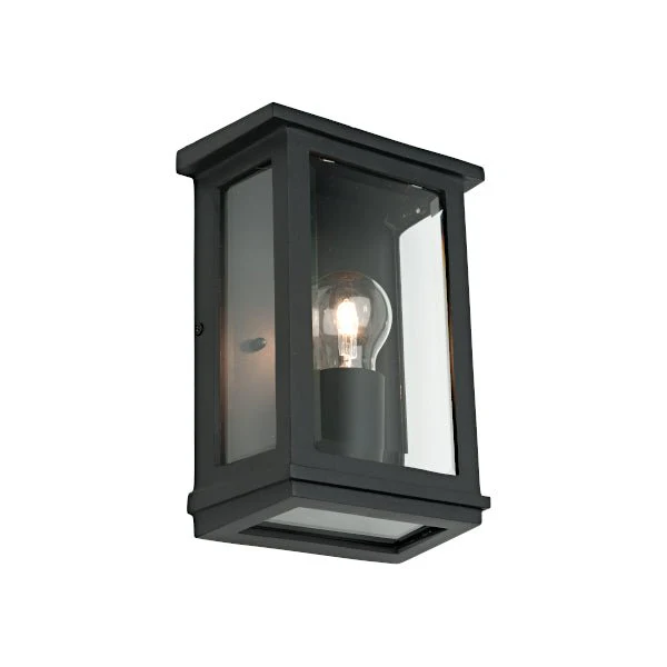 Cougar Madrid 1 Light Wall Light Small Black - MAD1ESMBLK