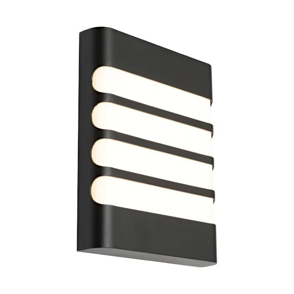 Cougar Odessa 10W LED Outdoor Grilled Wall Light Black / Tri-Colour - ODES1EGBLK