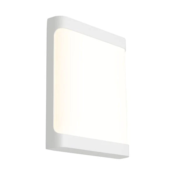 Cougar Odessa 10W LED Outdoor Plain Wall Light White / Tri-Colour - ODES1EPWHT