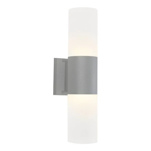 Cougar Ottawa 6 Watt Up/Down LED Wall Light Silver / Warm White - OTTA2ESLV